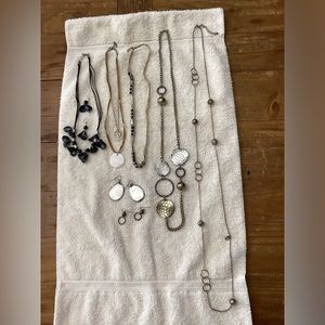 Costume Bundle of 5 Necklaces & 3 Pairs of Earrings
